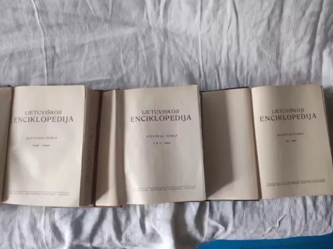 Lietuviškoji enciklopedija ( I tomas) - Vaclovas Biržiška, knyga 4