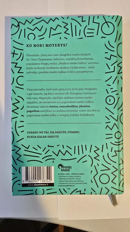 Penkios vyrų meilės kalbos - Gary Chapman, knyga 3