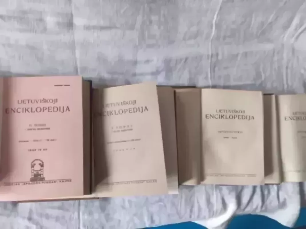 Lietuviškoji enciklopedija ( I tomas) - Vaclovas Biržiška, knyga 3
