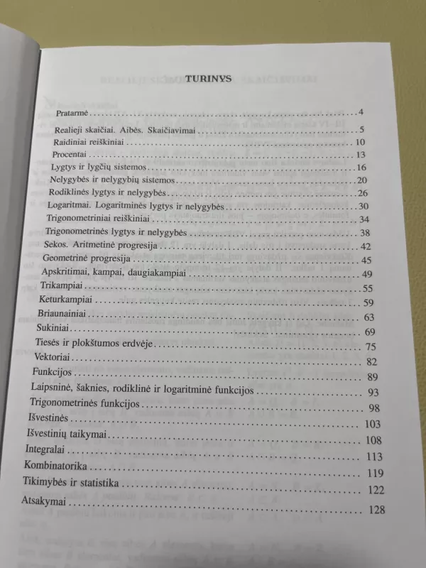 Matematika tau plius 12 klasė kurso kartojimo medžiaga -  Kornelija Intienė, Vida Meškauskaitė, Zita Mockutė, Žydrūnė Stundžienė, Virginija Viniautienė, Vlada, knyga 3