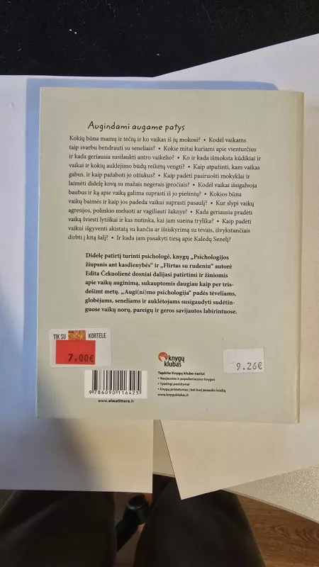 Auginimo psichologija - Edita Čekuolienė, knyga 3