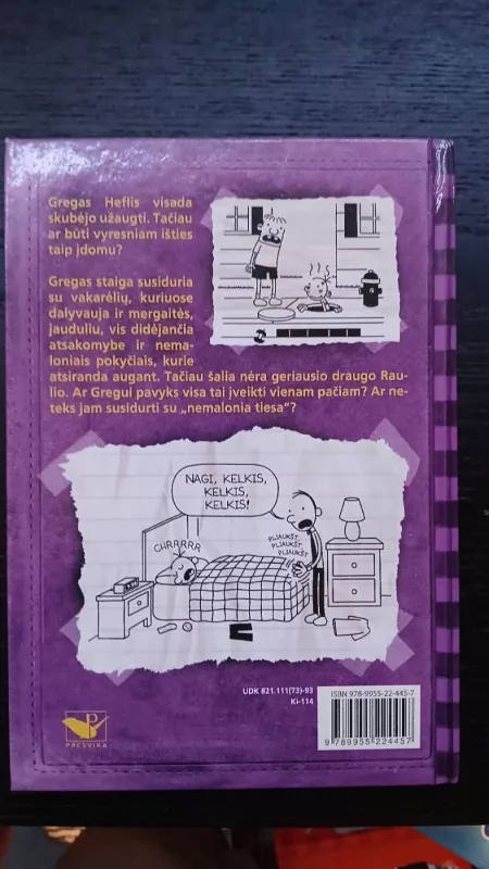 Nevykėlio dienoraštis 5. Nemaloni tiesa - Jeff Kinney, knyga 2