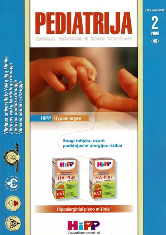 Pediatrija 2009/2 - Inga Kazakevičiūtė, knyga 2