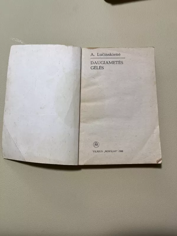 Daugiametės gėlės - A. Lučinskienė, knyga 3