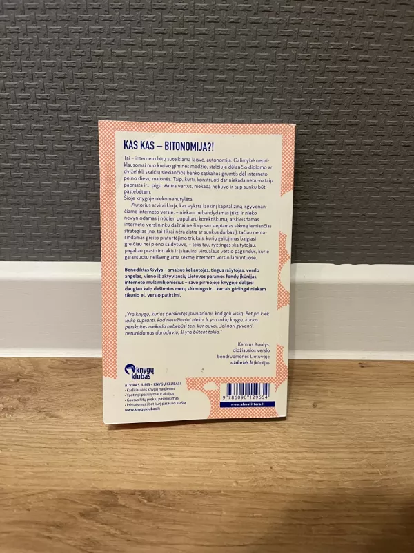 Bitonomija. Įvadas į pirmą milijoną internetu - Benediktas Gylys, knyga 5