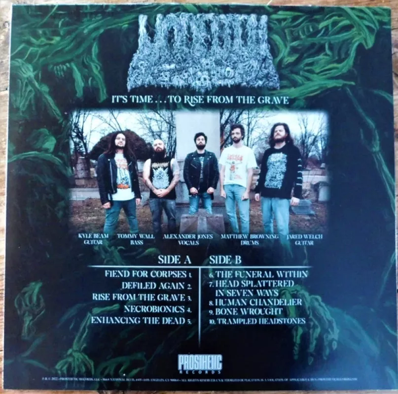 Undeath - It's Time...To Rise From The Grave - Undeath, plokštelė 3