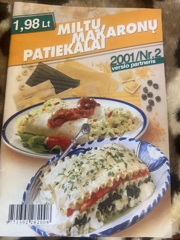 Miltų makaronų patiekalai Verslo partneris  2001/2 - Redaktorė Violeta Barysienė, knyga 2