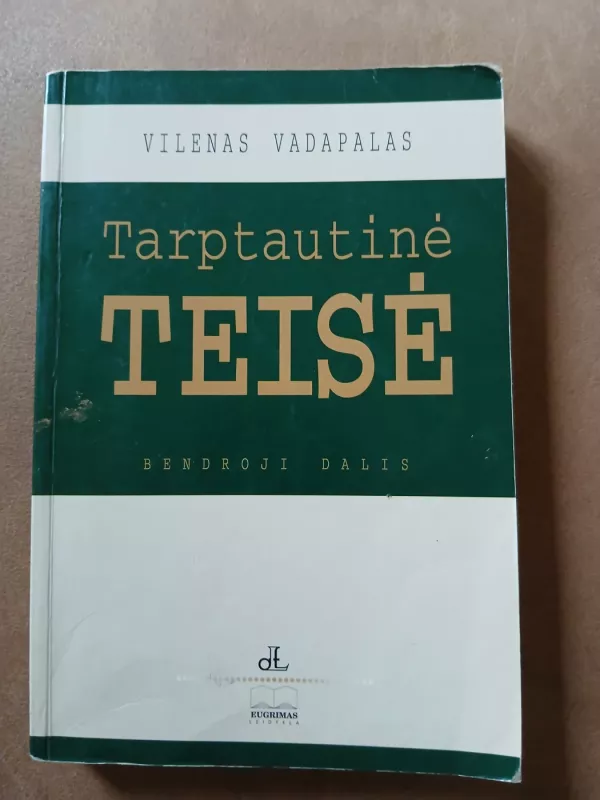 Tarptautinė teisė - Vilenas Vadapalas, knyga 2