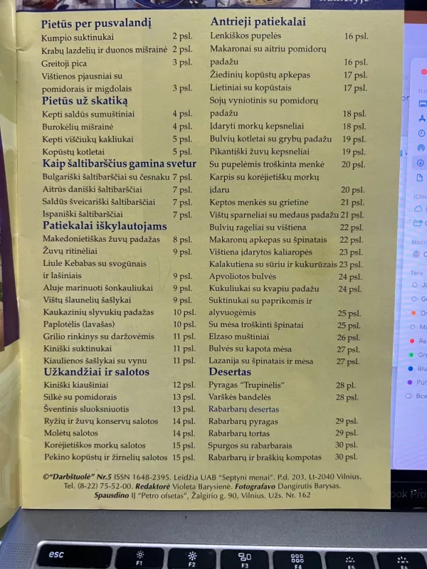 Darbštuolė 2002/5 - Redaktorė Violeta Barysienė, knyga 3