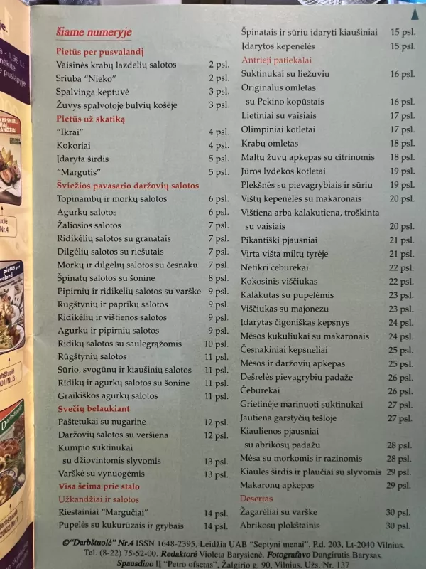 Darbštuolė 2002/4 - Redaktorė Violeta Barysienė, knyga 3