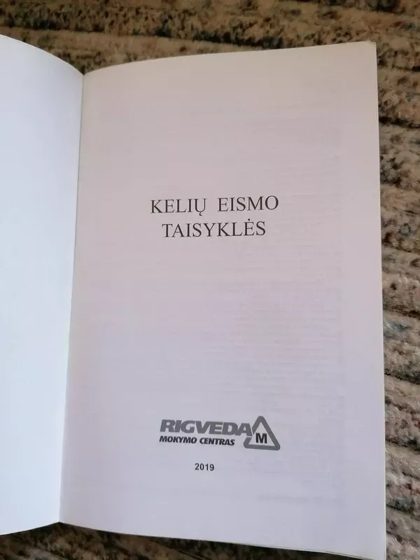 Kelių Eismo Taisyklės 2020 - V. Rimkevičius, knyga 3