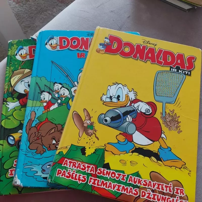 Karas su šparagais ir krištolinis katinas. Donaldas ir kiti - Walt Disney, knyga 2