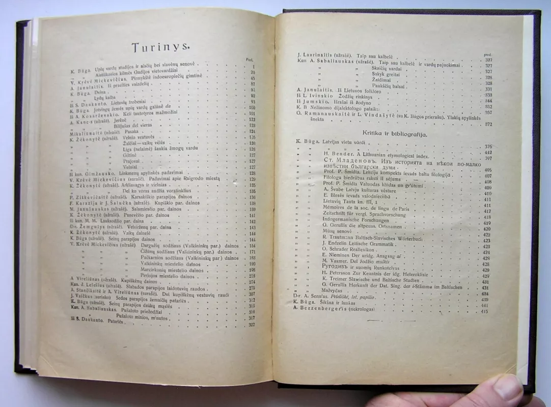 Tauta ir Žodis I Knygos (1923 m.) - Humanitarinių mokslų fakulteto leidinys, knyga 5