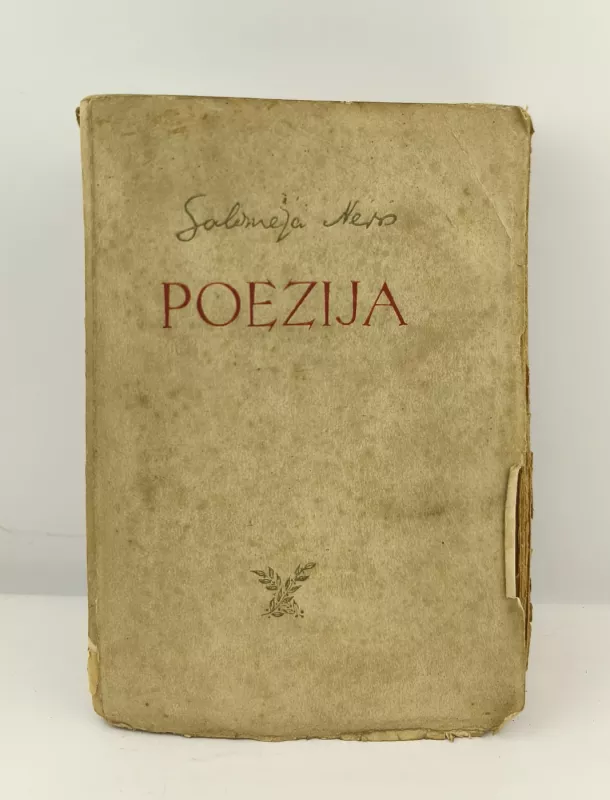 Poezija I tomas, 1946m. - Salomėja Nėris, knyga 3