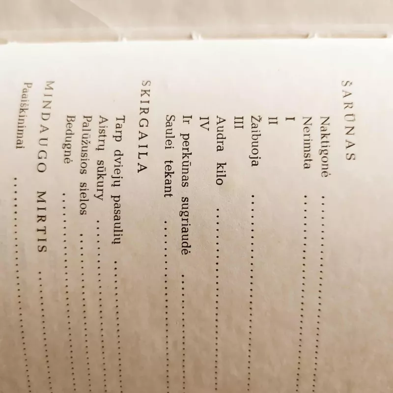 Skirgaila. Šarūnas. Mindaugo mirtis - Vincas Krėvė, knyga 3