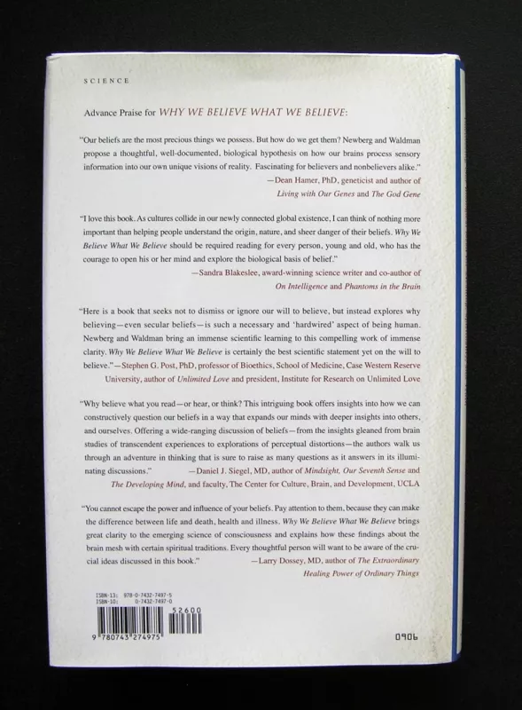 Why We Believe What We Believe: Uncovering Our Biological Need for Meaning, Spirituality, and Truth - Andrew Newberg, knyga 5