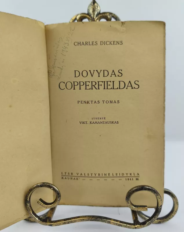 Dovydas Copperfieldas V 1941m. - Charles Dickens, knyga 3