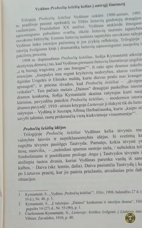 Probočių šešėliai -   Vydūnas, knyga 3