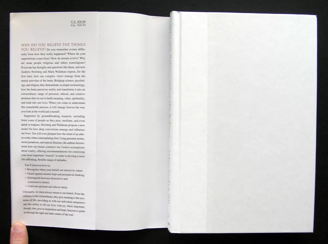 Why We Believe What We Believe: Uncovering Our Biological Need for Meaning, Spirituality, and Truth - Andrew Newberg, knyga 3