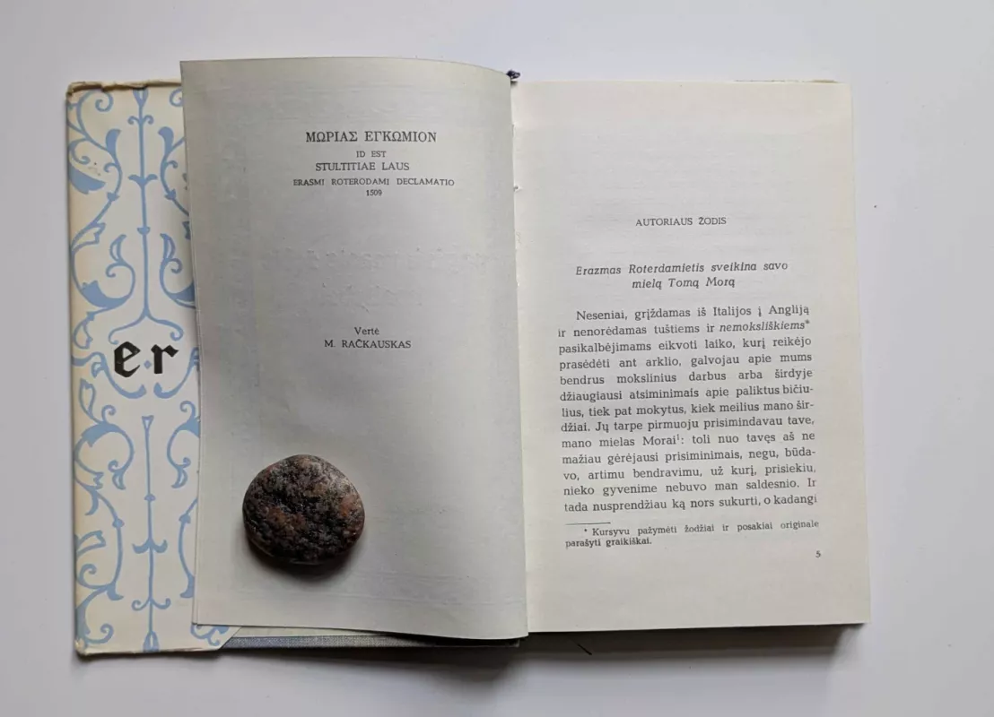 Roterdamietis Erazmas Pagiriamasis žodis Kvailybei - Erazmas Roterdamietis, knyga 5