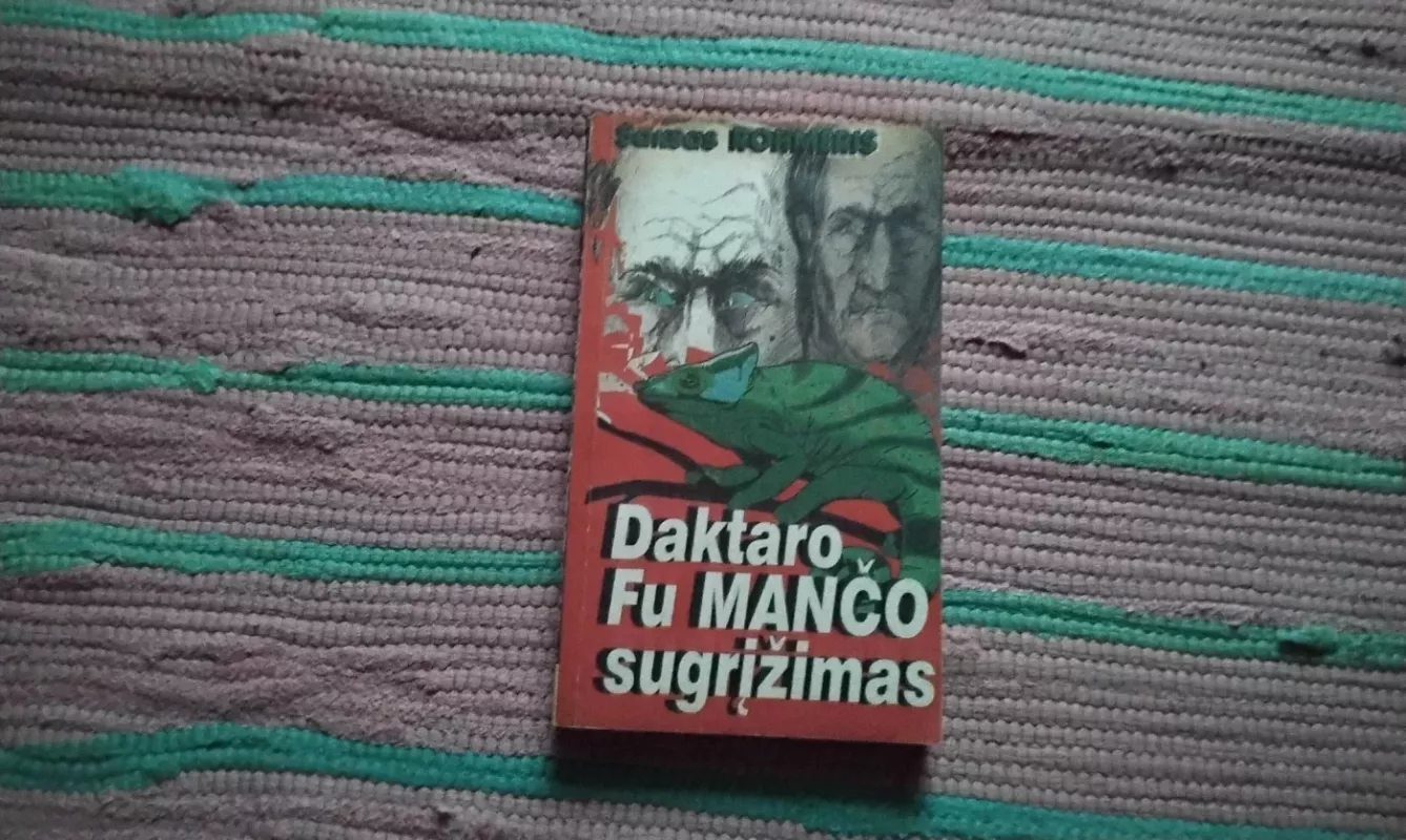 Daktaro Fu Mančo sugrįžimas - Saxas Rohmeris, knyga 2