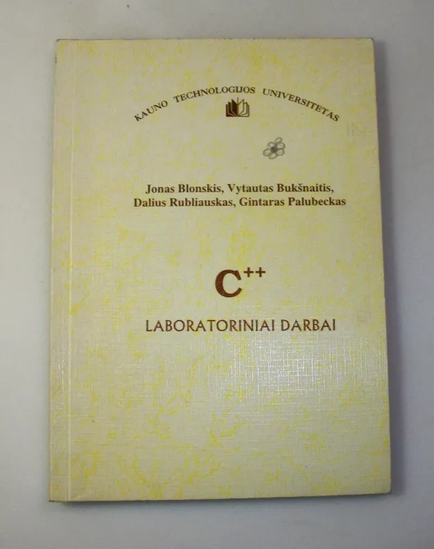 C++ laboratoriniai darbai - J. Blonskis, ir kiti , knyga 3