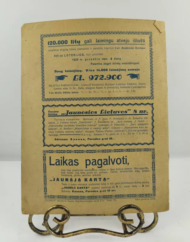 Jaunoji karta nr.10 (14), 1929m. - Aautorių kolektyvas, knyga 3