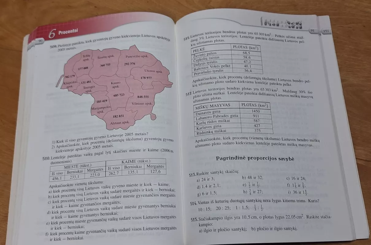 Matematika tau 7 - Kornelija Intienė, knyga 6