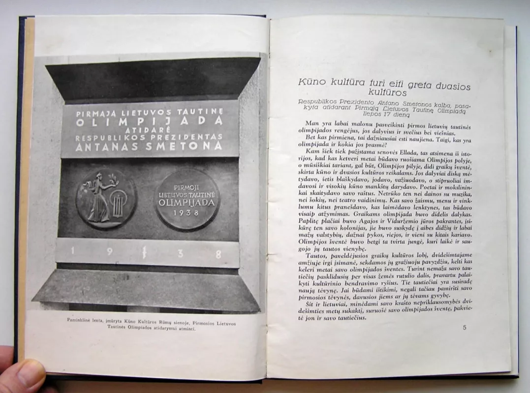 Fiziškas auklėjimas, Tautinė Olimpiada 1938 Nr. 7-8 - Vytautas Augustauskas (vyr. red.), knyga 4