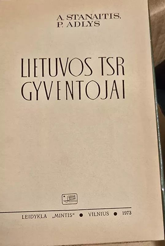 Lietuvos TSR gyventojai - Autorių Kolektyvas, knyga 3
