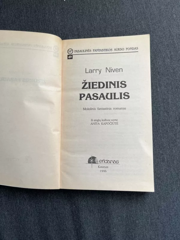 Žiedinis pasaulis - Larry Niven, knyga 5