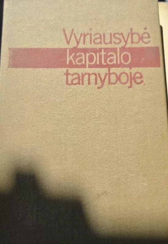 Vyriausybė kapitalo tarnyboje - Julijonas Tamošiūnas, Konstantinas Navickas, knyga 2