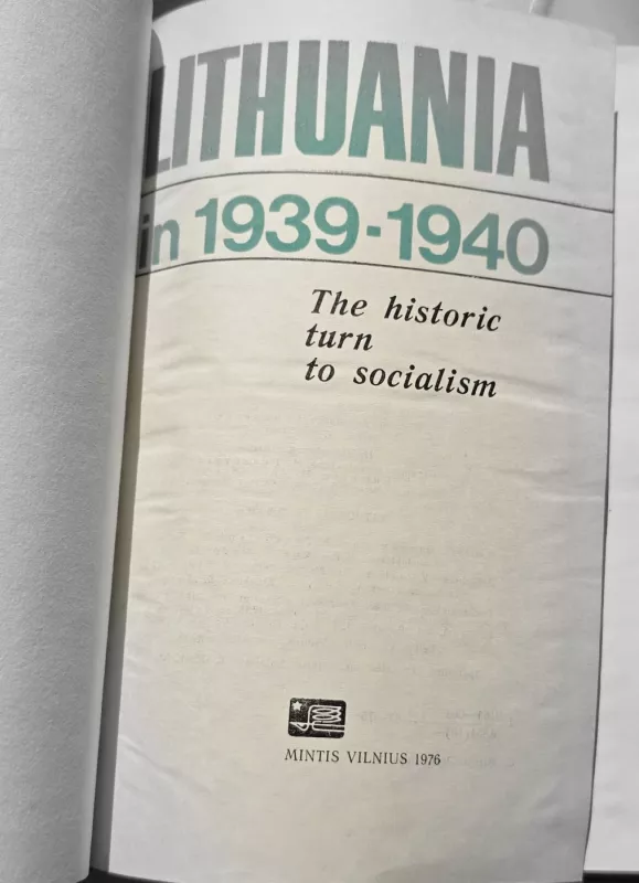 Lithuania in 1939-1940 - Vytautas Kancevičius, knyga 3