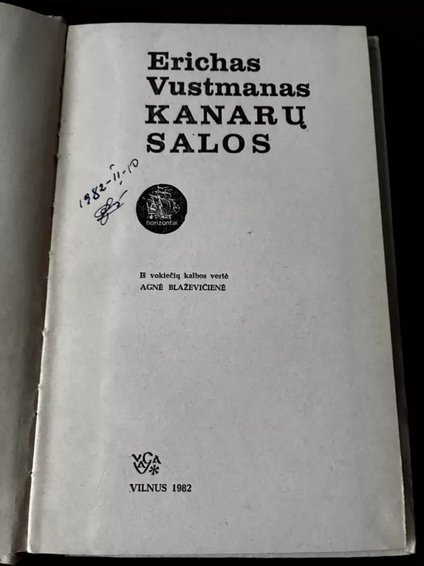 Kanarų salos - Erichas Vustmanas, knyga 3