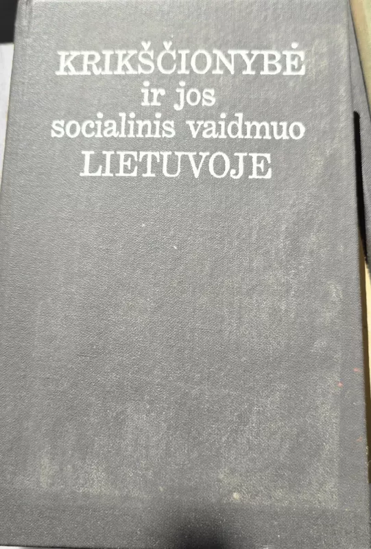 Krikščionybė ir jos socialinis vaidmuo Lietuvoje - Autorių Kolektyvas, knyga 2