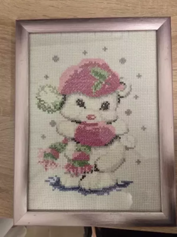 Siuvinėtas kryželiu pingvinas - , namai ir interjeras 2