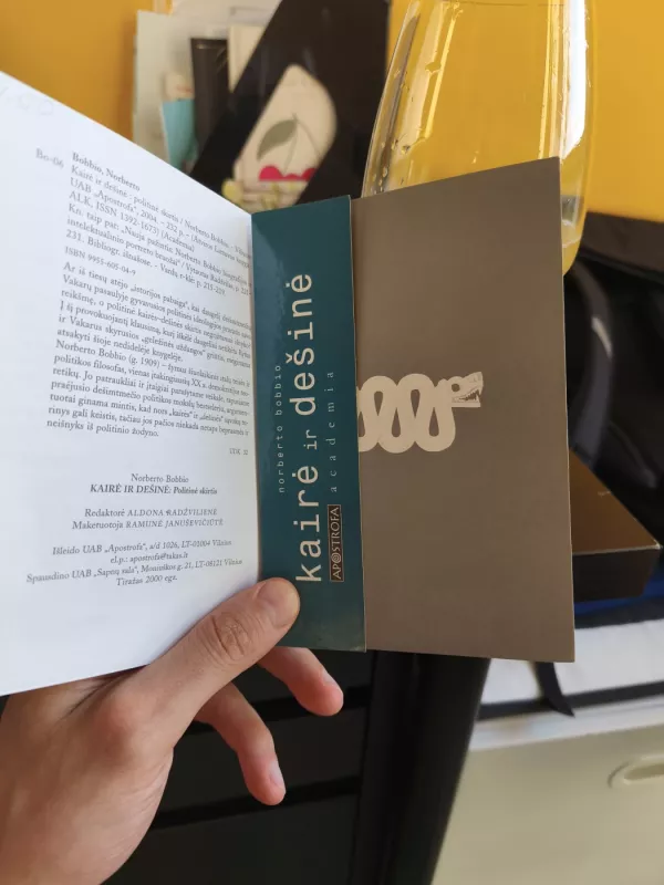 Kairė ir dešinė - Norberto Bobbio, knyga 6