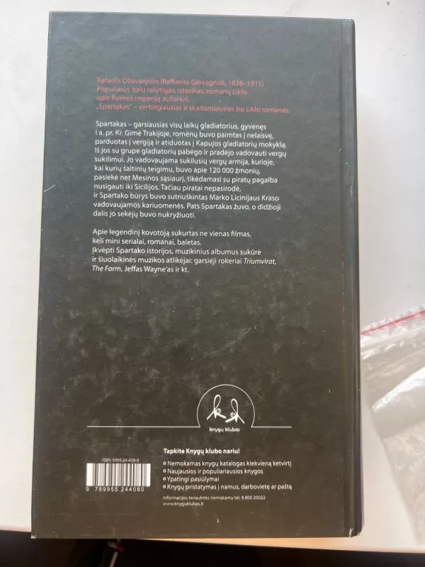 Spartakas - Raffaello Giovagnoli, knyga 3