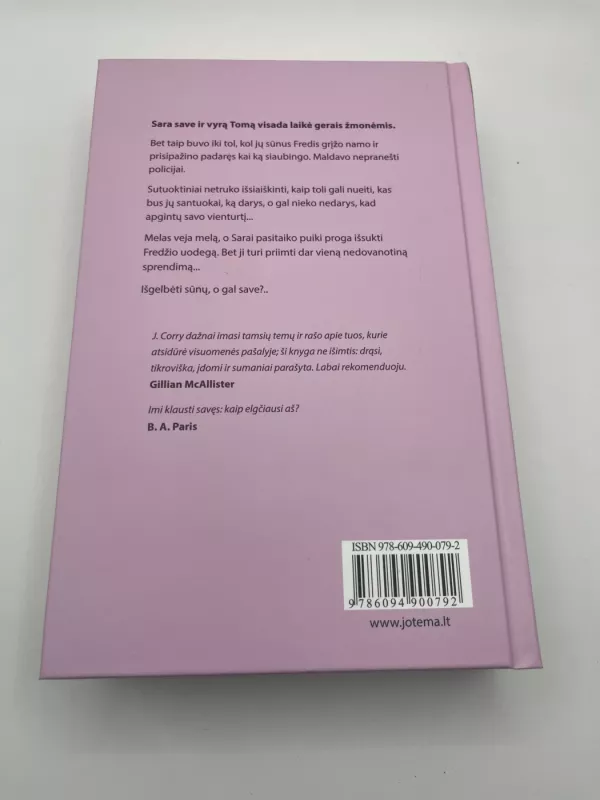 Mūsų melas - Jane Corry, knyga 3