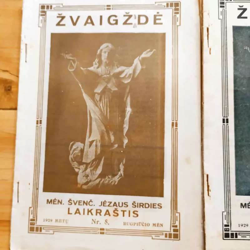Žvaigždė. Mėn. Švenč. Jėzaus širdies laikraštis 1929 (rinkinys) - Autorių kolektyvas (įvairūs), knyga 6