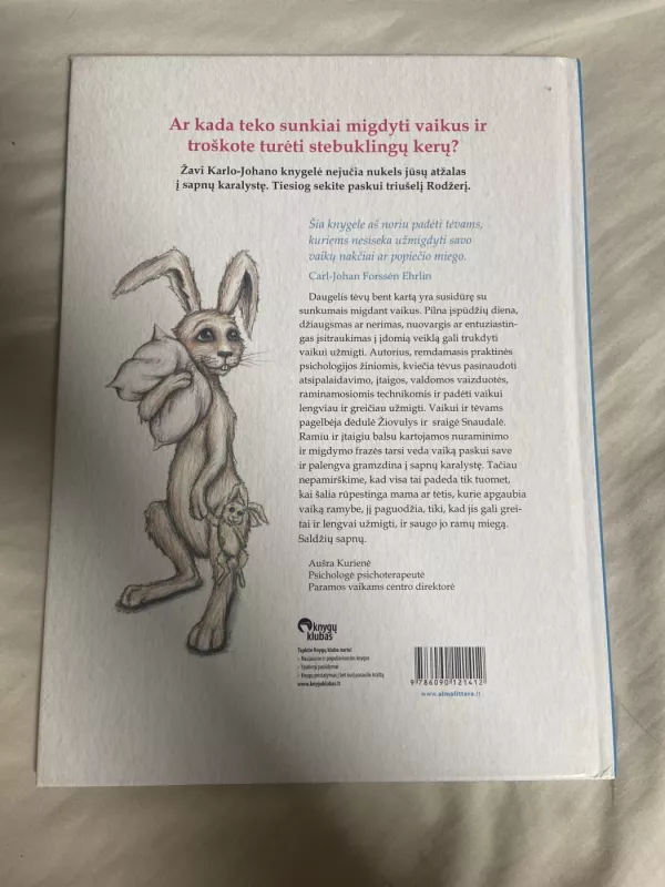 Triušelis, kuris norėjo užmigti - Carl-Johan Forssén Ehrlin, knyga 2