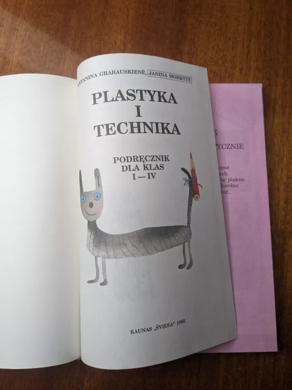 Plastyka i technika - Antanina Grabauskienė, Janina  Morkytė, knyga 4