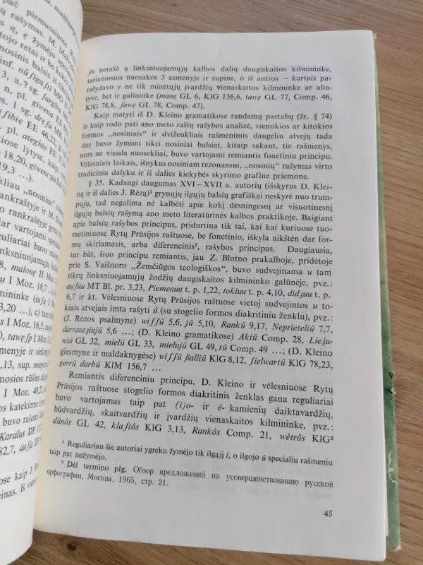 Lietuvių literatūrinė kalba XVI-XVII a. - J. Palionis, knyga 6