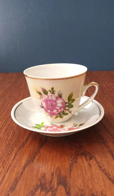 Puodeliai su lėkštute, 100ml, 6vnt., Armfarfor - , namai ir interjeras 3