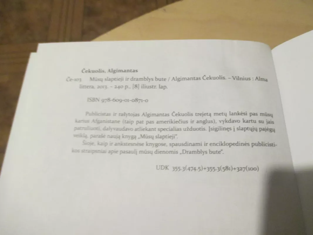 Mūsų slaptieji ir dramblys bute - Algimantas Čekuolis, knyga 6