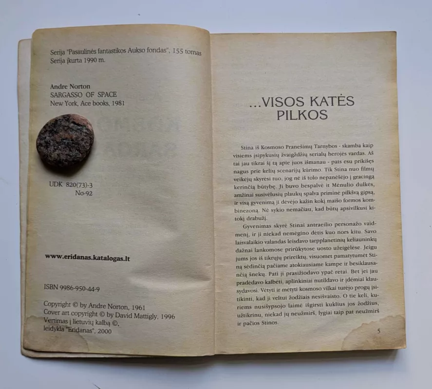 Kosmoso sargasai (155) - Andre Norton, knyga 6