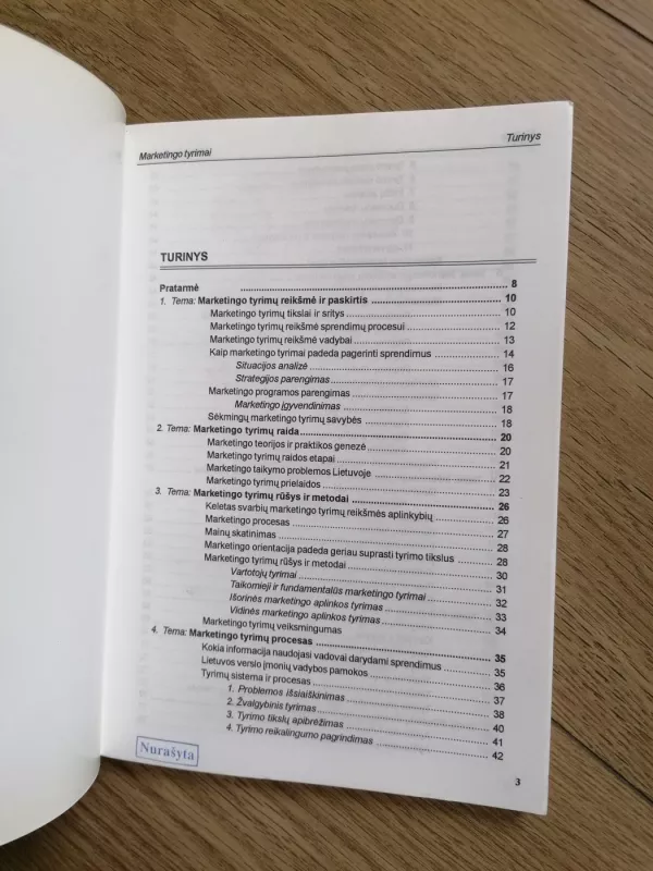 Marketingo tyrimai - Vytautas Pranulis, knyga 5