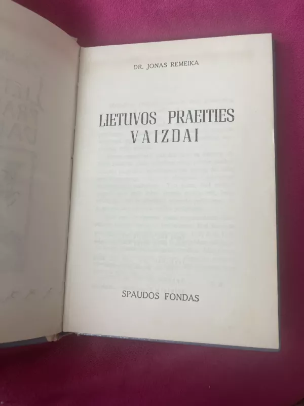 Lietuvos praeities vaizdai. Ką kalneliai pasakoja - Jonas Remeika, knyga 4