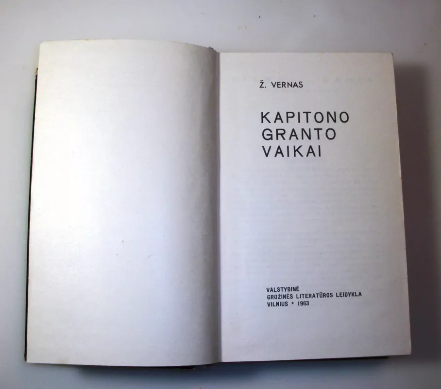 Kapitono Granto vaikai - Ž, Vernas, knyga 5