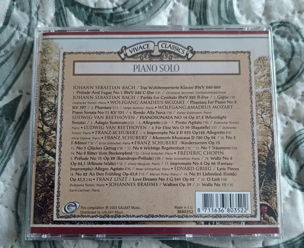 Piano Solo - Vivace , plokštelė 4